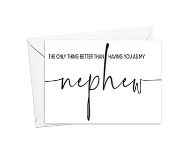 Will You Be My Ring Bearer Card for Nephew | Best Man Groomsman Proposal Card | Bridal Party | The Only Thing Better Than Having You As My Nephew (Nephew/Ring Bearer) - Image 1