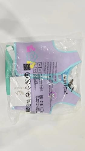 Pottwal Swim Vest for Kids - Swim Jacket for 1-2 Years (24-33LBS) - Buoyancy Aid Made of Neoprene & EPE - with Adjustable Crotch Strap - Purple - Image 10