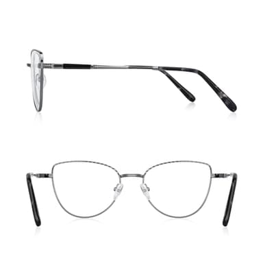 RB. Pilot Retro Cateye Reading Glasses for Women Blue Light Blocking Computer Glasses Spring Hinge Readers - Image 3