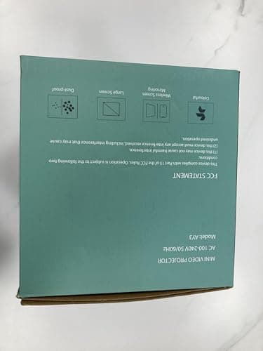 [360°Adjustable Stand] Mini Projector with WiFi and Bluetooth: Electric Focus & Auto Keystone 1080P 500 ANSI Bluetooth Projector, ONOAYO AY3 Portable Movie Phone Projector for Home Upgrade Black - Image 5