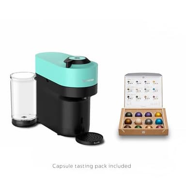Nespresso Vertuo Pop+ Coffee and Espresso Maker by Breville with Milk Frother, Aqua Mint - Image 4