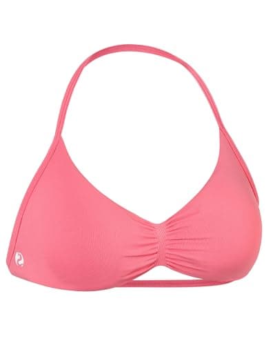AUROLA Influence Strappy Bra Sports Bras for Women, Backless Padded Impact Strappy Bra for Workout Gym Yoga with Removable Cups,Bubblegum,S - Image 1