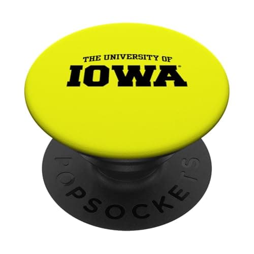 Iowa Hawkeyes | Official NCAA University of | OCIMPIO001-1 PopSockets Adhesive PopGrip - Image 1