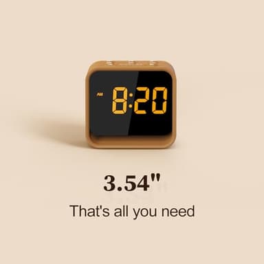 Housbay Wooden Sound Machine Alarm Clock for Bedrooms - Gentle Wake-Up with Birdsong, White Noise for Sleeping, Small Digital Clock for Phone-Free Routine - Image 7