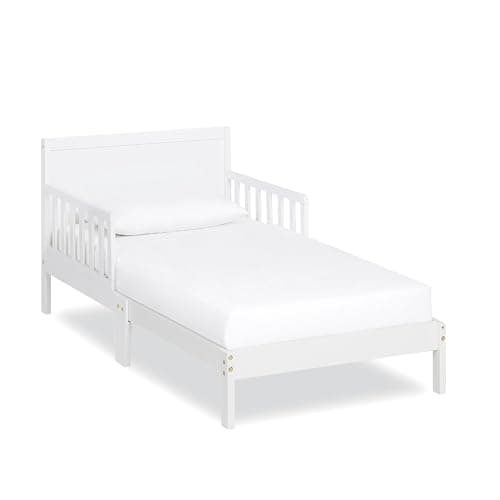 Dream On Me 648-WHT Brookside Toddler Bed, 53lx29bx28h inches, White - Image 1