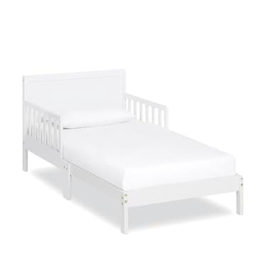 Dream On Me 648-WHT Brookside Toddler Bed, 53lx29bx28h inches, White - Image 1