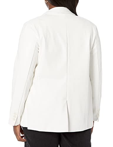 The Drop Women's Anouk Blazer, Ivory, XS - Image 5