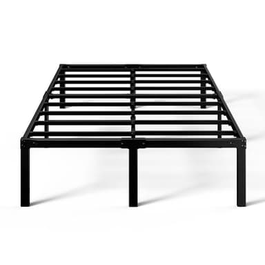 ZINUS Yelena 18 Inch Metal Platform Bed Frame, Steel Slat Support, No Box Spring Needed, Eco Friendly WonderBox(TM) Packaging, Easy Assembly, Black, Queen - Image 13