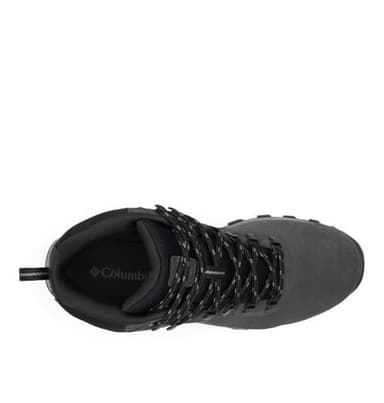 Columbia Mens Newton Ridge Plus II Suede Waterproof, Shark/Black, 9.5 - Image 8