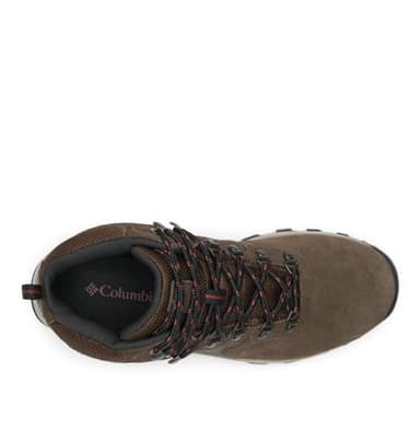 Columbia Mens Newton Ridge Plus II Suede Waterproof, Cordovan/Spice, 10.5 - Image 8