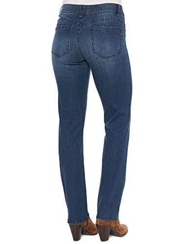 Democracy Women's Ab Solution Straight Leg Jean, Blue Vintage, 16 - Image 2