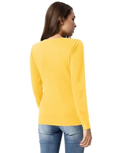 GRACE KARIN Yellow Cardigan Sweaters for Women Lightweight Button Down Long Sleeve Summer Fall Cardigans Jackets XL - Image 3