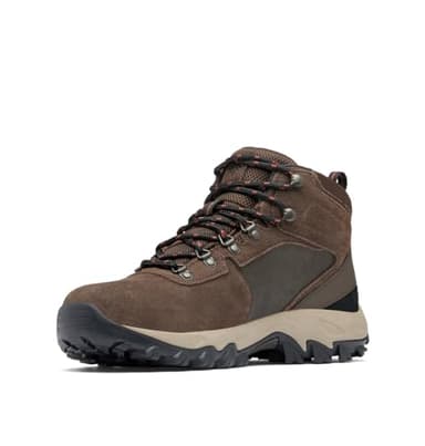 Columbia Mens Newton Ridge Plus II Suede Waterproof, Cordovan/Spice, 10.5 - Image 2
