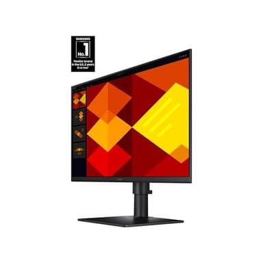 SAMSUNG 24” (S40GD) Borderless Business Monitor with IPS Panel, 100Hz Refresh Rate, Eye Saver Mode, Ergonomic Design, Game Picture Mode, LS24D408GANXGO - Image 2