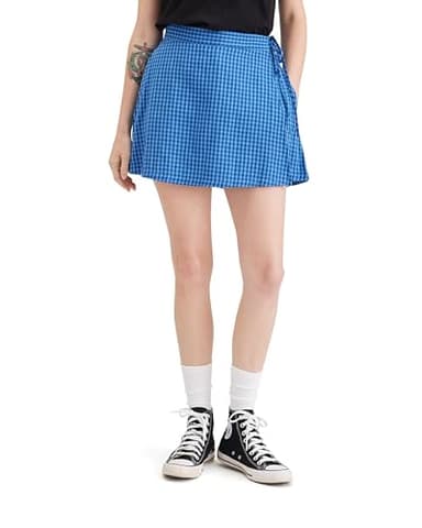 Dockers Women's Mid Rise Mini Skort, (New) Basinni Bottom Ceramic Blue, 31 - Image 1