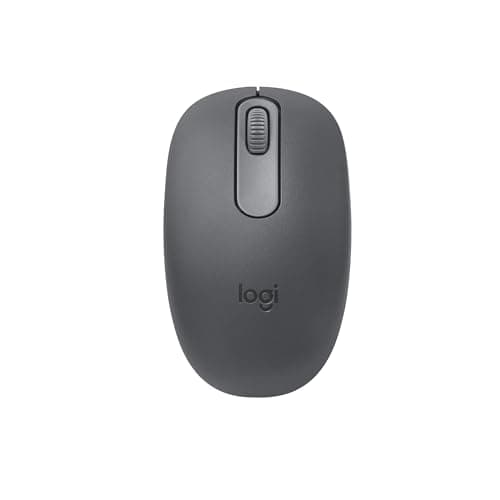 Logitech M196 Bluetooth Wireless Mouse, Compact and Portable Mouse for Laptops, Tablets and More, 12-Month Battery, Smooth Tracking, Compatible with PC and Mac, Windows and macOS - Graphite - Image 1