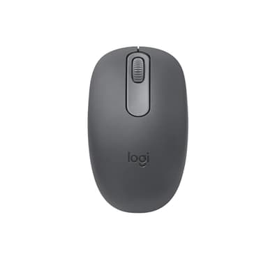 Logitech M196 Bluetooth Wireless Mouse, Compact and Portable Mouse for Laptops, Tablets and More, 12-Month Battery, Smooth Tracking, Compatible with PC and Mac, Windows and macOS - Graphite - Image 1