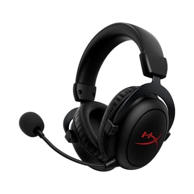 HyperX Cloud II Core Wireless - Gaming Headset for PC, DTS Headphone:X Spatial Audio, Memory Foam Ear Pads, Black - Image 1