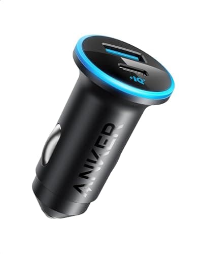 Anker 323 USB C Car Charger Adapter, 52.5W Cigarette Lighter Charger with 30W PowerIQ 3.0 Fast Charging Cable for iPhone 17/17 Pro Max/16/15/14 Series, Galaxy S25/24/23, Pixel, iPad, AirPods and More - Image 1