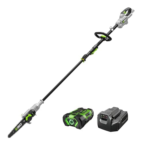 EGO Power+ Pole Saw, Cordless Electric Pole Saw for Tree Trimming with Telescopic LED Cut Line Indicator, Includes 56V 2.5Ah Battery and Charger - PS1001 - Image 1