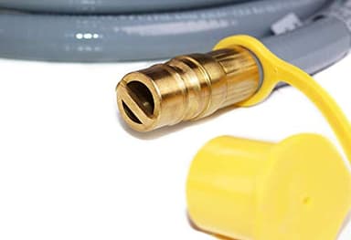 DOZYANT 12 Feet 1/2" ID Natural Gas Hose, Low Pressure LPG Hose with Quick Connect, for Weber, Char-broil, Pizza Oven, Patio Heater and More 12 Foot - Image 5