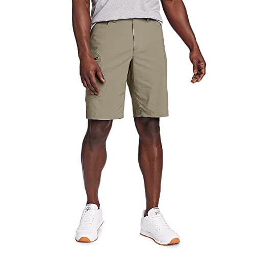 Eddie Bauer Men's Athletic Fit Rainier Shorts, Light Khaki, 34W - Image 1