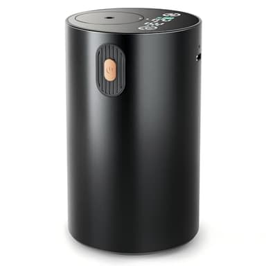 JUANANIUG Waterless Essential Oil Diffuser Rechargable: Portable Aromatherapy Diffuser for Car and Home - 4 Concentration Adjustments and Timers - Gift for Valentine’s Day (Black) - Image 1