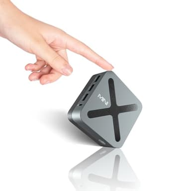 MINIX Z97 Mini PC, Intel Alder Lake N97 (up to 3.60GHz) 12GB LPDDR5X 512GB NVMe SSD Dual LAN Mini Desktop Computers, 4K Triply display/2x HDMI/DP, Small PC Desktop for Business Home Office - Image 1