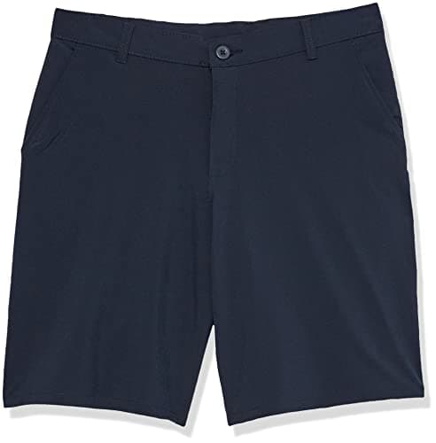 IZOD Big Boys School Uniform Flat Front Stretch Performance Short, Navy, 14 - Image 1
