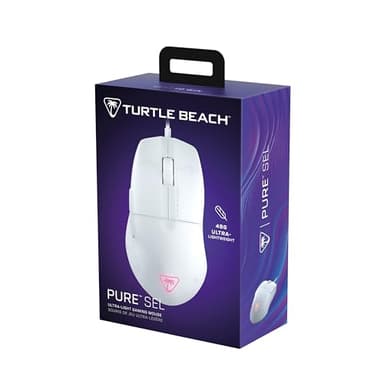 Turtle Beach Pure SEL - Ultra-Light Ergonomic RGB Gaming Mouse, 8K DPI Optical Sensor, Mechanical Switches, Pretension System, Pure PTFE Glides, RGB Illumination – White - Image 9
