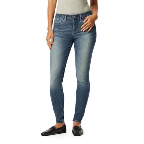 Levi Strauss Signature Gold Women's Totally Shaping Skinny Jeans Mid-Rise Stretch Denim (Available in Plus Size), Cape Town, 14 Long - Image 1
