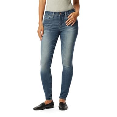 Levi Strauss Signature Gold Women's Totally Shaping Skinny Jeans Mid-Rise Stretch Denim (Available in Plus Size), Cape Town, 14 Long - Image 1
