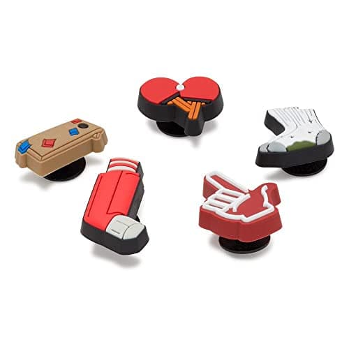 Crocs Girls and Teens Cute Collection Multi Packs Charms for Kids’ Shoes – Medium Width – Single Size Gym Bro 5-Pack One Size Medium - Image 1