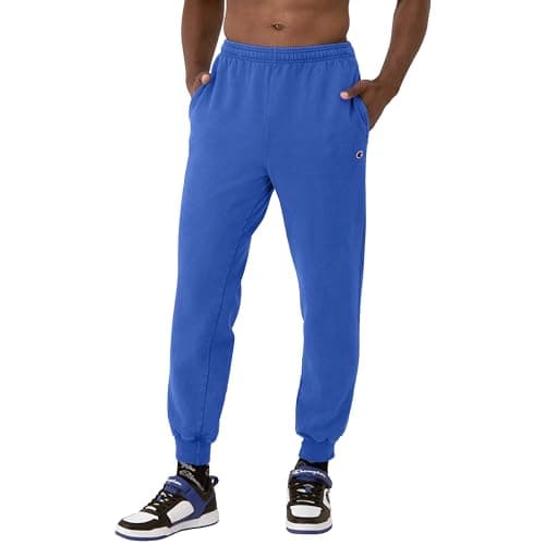 Champion, Mineral Dye Graphic, Fleece Men's Jogger Sweatpants, 30", Surf The Web C Patch Logo - Image 1