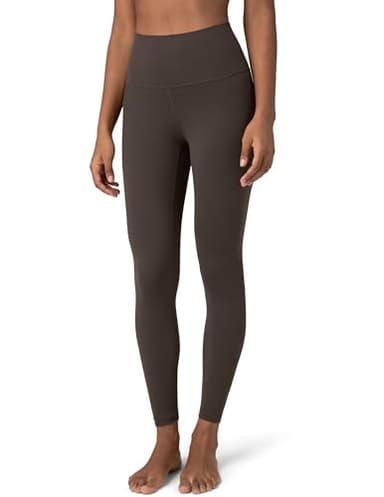 Colorfulkoala Women's Dreamlux High Waisted Workout Leggings 25" Inseam 7/8 Length Yoga Pants(XL, Espresso) - Image 1