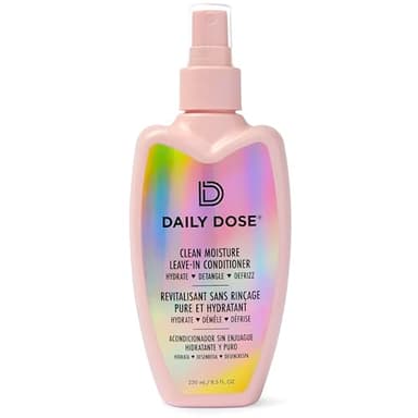 DAILY DOSE Effortless Detangler Spray & Leave In Conditioner for Dry, Damaged, & Frizzy Hair. Instantly Softens, Smooths & Adds Shine. For Kids & Adults. Award-winning, Vegan, Sulfate-Free, Color Safe - Image 1