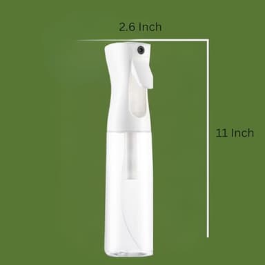 BeautifyBeauties Spray Bottle For Hair – Continuous Mister Spray Bottle for Hairstyling, Cleaning, Plants, Pets, Barbers, Salons, Essential Oil Scents (Clear, 18.6oz/500ml) "11" H x 2.6" L - Image 5