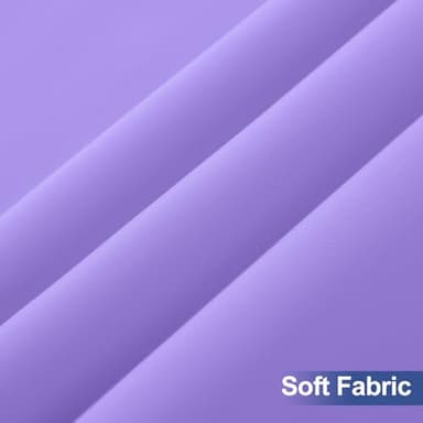 homing 2 Pack Rectangle Table Cloth, Elastic Fitted Fabric Tablecloth Fits for 6 Foot Folding Tables, Washable Table Cover for Picnic, Camping, Indoor & Outdoor (Lavender, 30" x 72") - Image 2