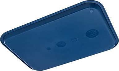 Carlisle FoodService Products Cafe Fast Food Cafeteria Tray with Patterned Surface for Cafeterias, Fast Food, And Dining Room, Plastic, 16.31 X 12.06 X 0.7 Inches, Blue, (Pack of 24) - Image 4