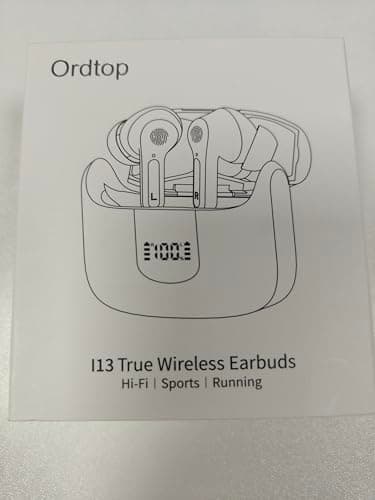 Wireless Earbuds, Bluetooth Headphones 2025 NEW Ear Buds 40H Bass Stereo in-Ear Earphones ENC Noise Cancelling 5.3 Earbuds with 4 HD Mic, USB-C LED Display IP7 Waterproof Sport Headset for Android iOS - Image 9