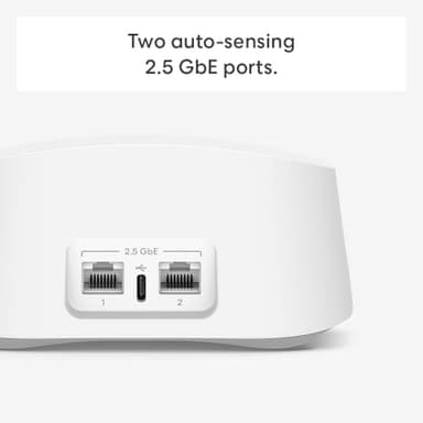 Amazon eero 7 dual-band mesh Wi-Fi 7 router (newest model) - Supports internet plans up to 2.5 Gbps, Coverage up to 2,000 sq. ft., 1-pack - Image 2