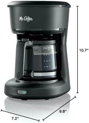 Mr. Coffee® 5-Cup Mini Brew Switch Coffee Maker, Black - Image 4