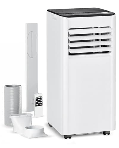 Feelfunn 10000BTU Portable Air Conditioners - Cools 450 Sq.Ft, 3-in-1 Portable AC Unit with Fan & Dehumidifier, Sleep Mode, 24H Timer, Remote Control, Window Kit for Bedroom Office Apartment Dorm - Image 1