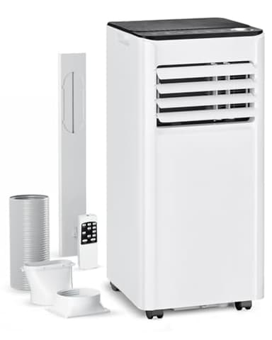 Feelfunn 10000BTU Portable Air Conditioners - Cools 450 Sq.Ft, 3-in-1 Portable AC Unit with Fan & Dehumidifier, Sleep Mode, 24H Timer, Remote Control, Window Kit for Bedroom Office Apartment Dorm - Image 1