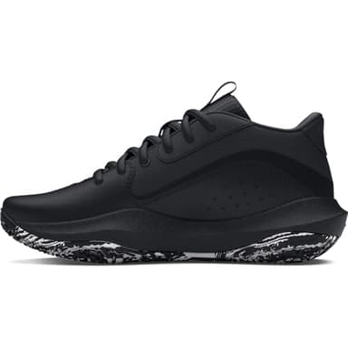 Under Armour Unisex Grade School Lockdown 7, (004) Black/Black/Metallic Silver, 6.5, US - Image 1