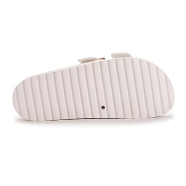 MUK LUKS Women's Grand Cayman Sandal, White, 9 - Image 5