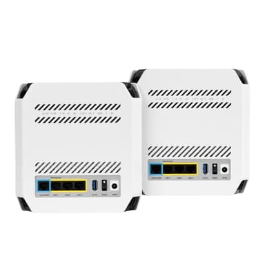 ASUS ROG Rapture GT6 (2PK) AX10000 Tri-Band WiFi 6 Gaming Mesh System, Covers up to 5,800 sq ft, 2.5 Gbps Port, Triple-Level Game Acceleration, UNII 4, Free Lifetime Internet Security, Moonlight White - Image 13