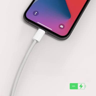 12 inch USB C to USB C Cable 1ft Short Charging Cord Bulk, 3-Pack - Image 3