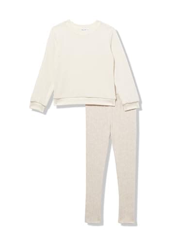 Splendid Kids Infant/Toddler Baby Girls Chevron Velour Long-Sleeve Set, Snow, 5 - Image 1