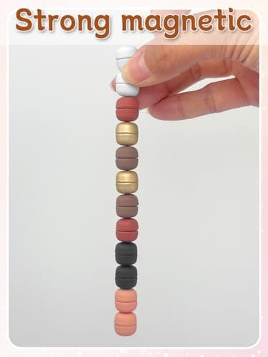 Ofiuny 12Pcs Hijab Magnets Strong Pinless Magnetic Pins Hold No Damage to Fabric Multi Use Safety Pins for Everyday Hijab Scarf Wearers - Image 5